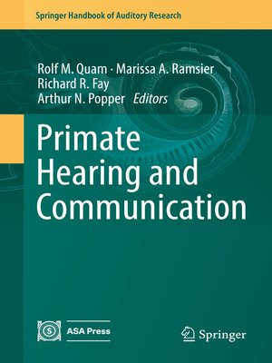 cover image of Primate Hearing and Communication